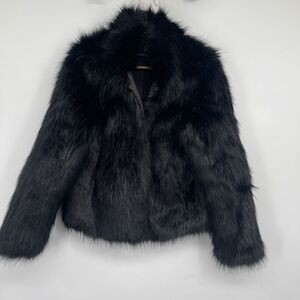 Unreal Fur Shaggy Faux Fur coat originally $399